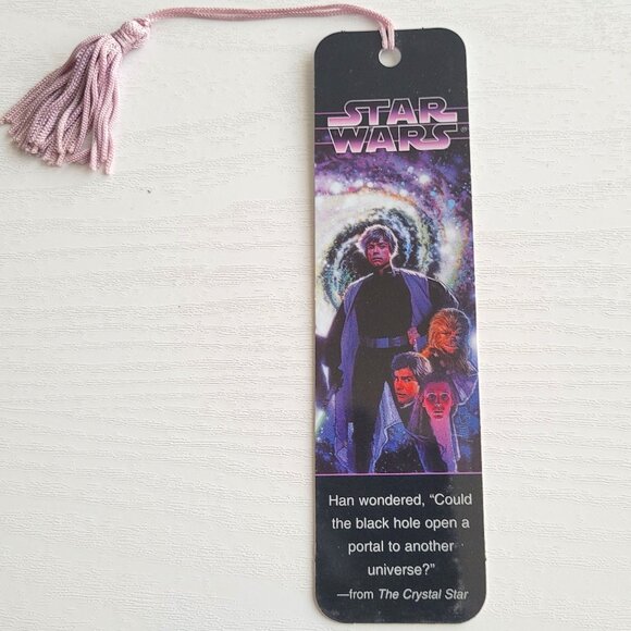 Vintage 90s Star Wars Lucas Films Antioch Crystal Tassel Bookmark 1994 KBO-10829 - Picture 1 of 9